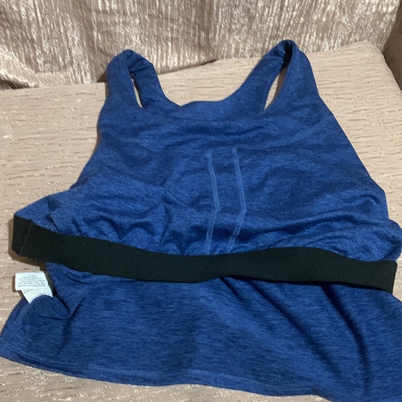 Athlux Sports Tank/Bra Blue XXL 2X  Stretchy Polyester Spandex - Picture 10 of 14